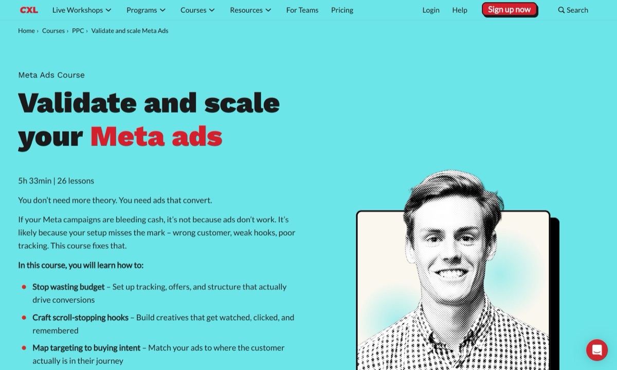 CXL - Meta/Facebook Ads Course