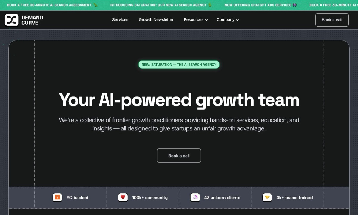 Demand Curve homepage