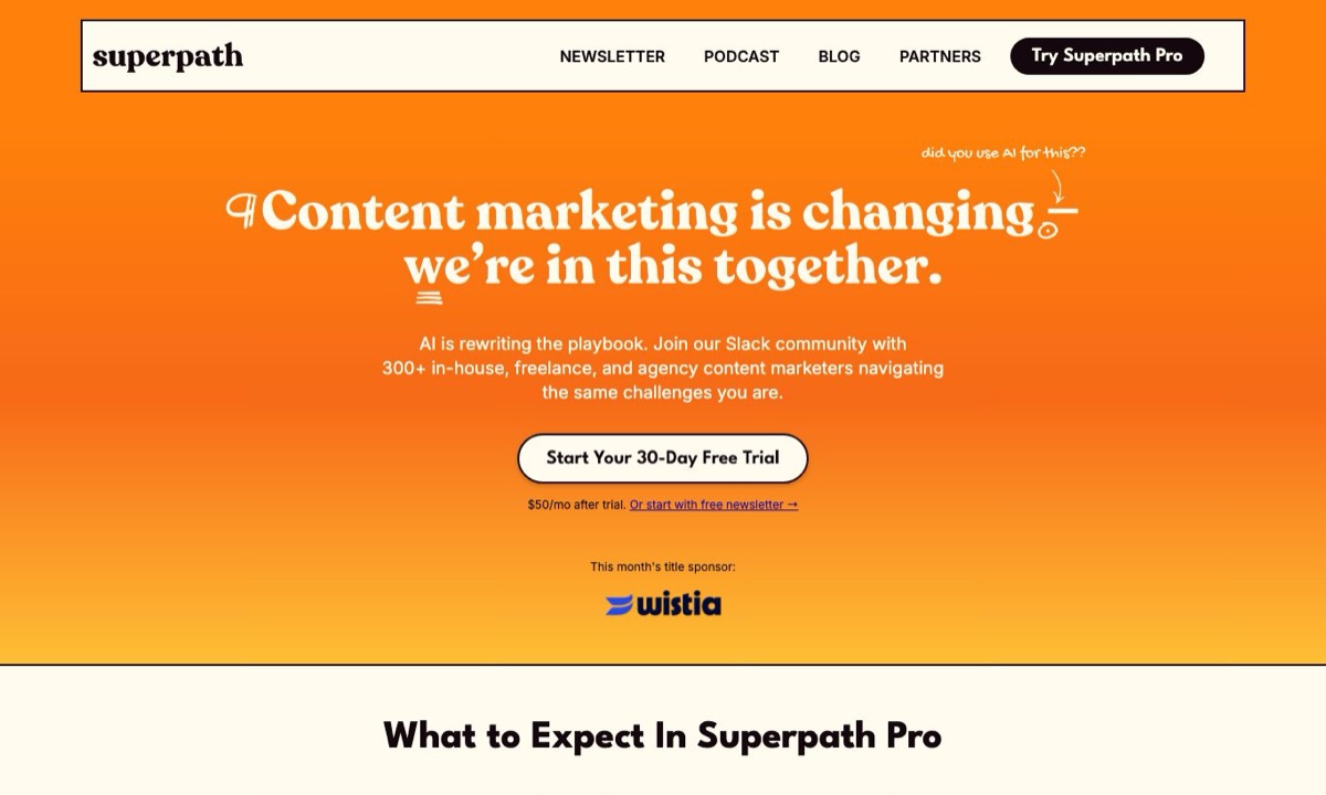 Superpath homepage