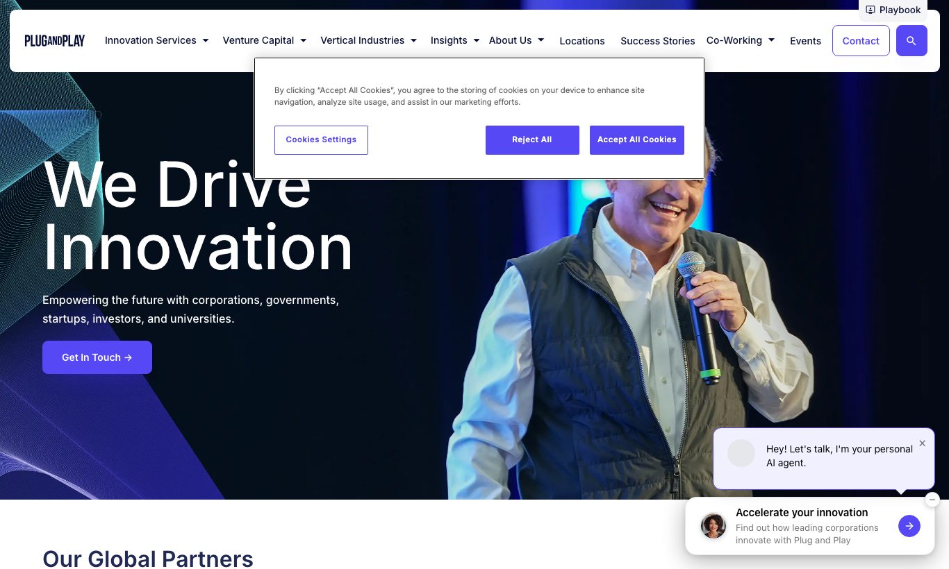Plug and Play homepage