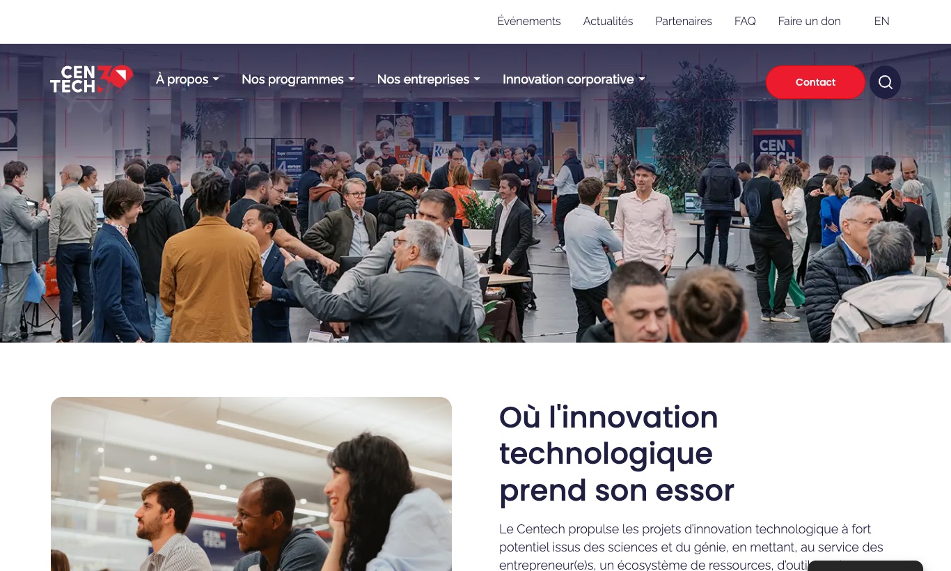 Centech website, September 2026