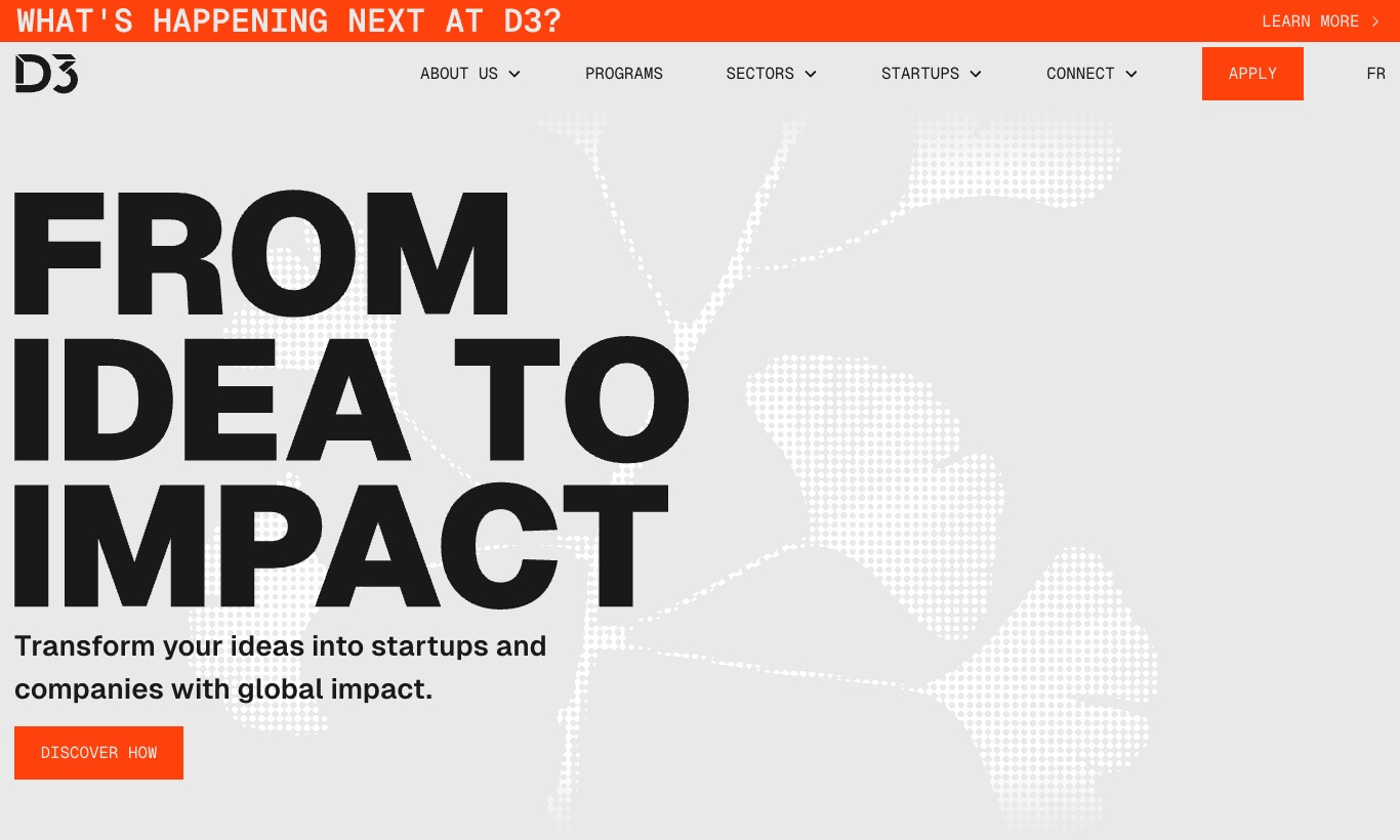 District 3 Innovation Hub website, September 2026