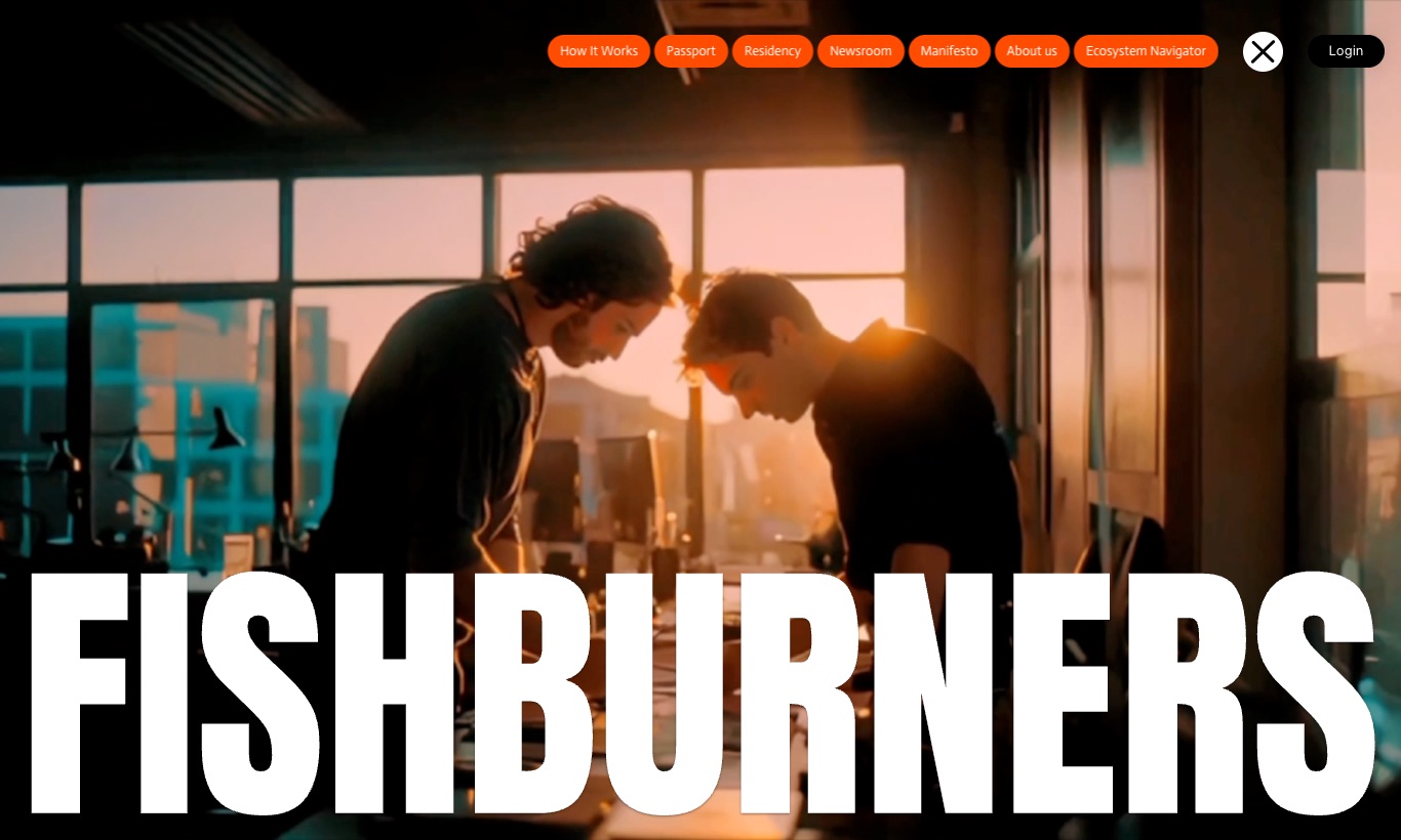 Fishburners website, September 2026
