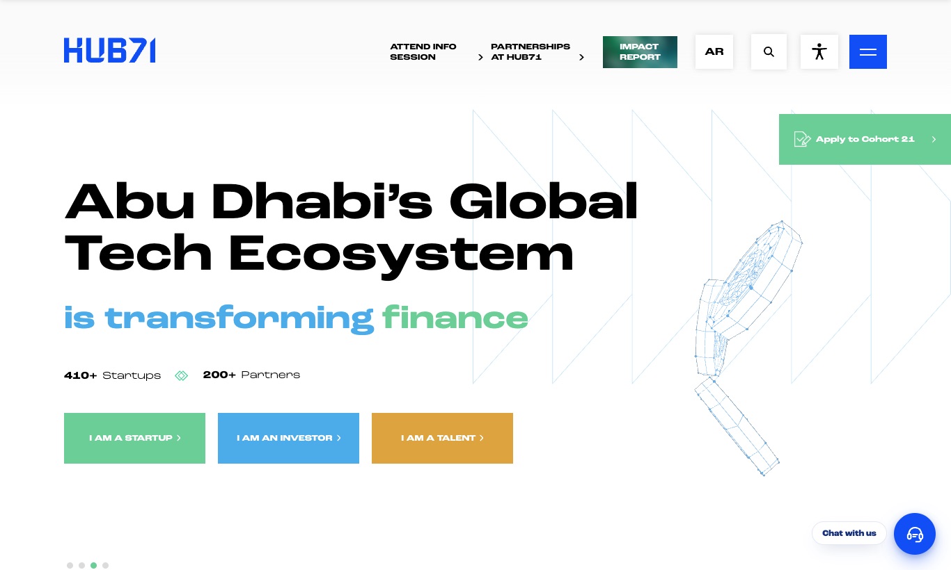 Hub71 website, September 2026