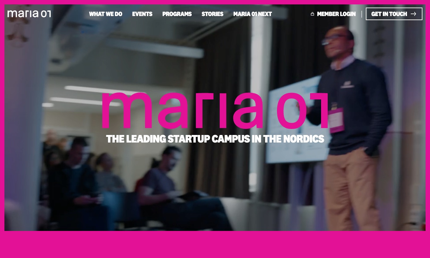 Maria 01 website, September 2026