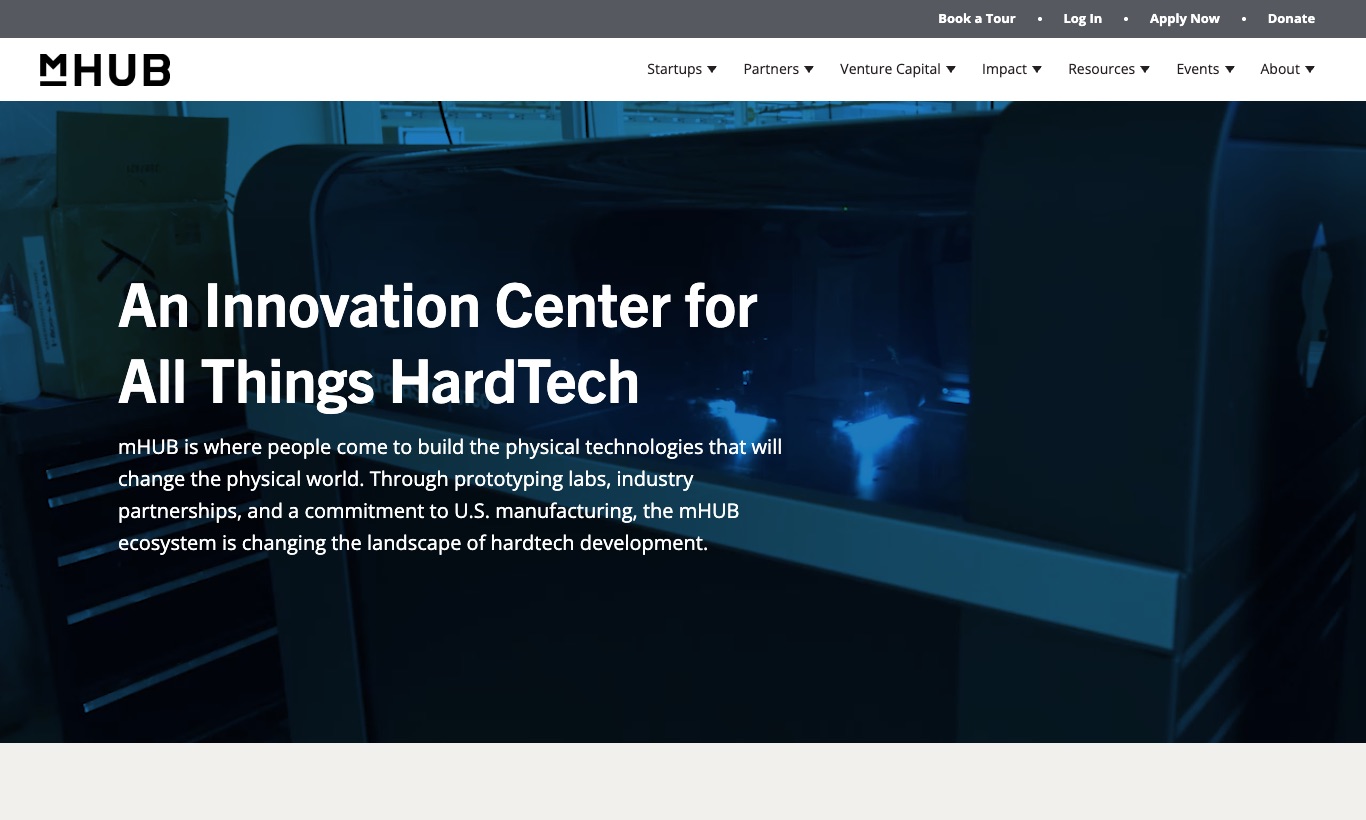 mHUB website, September 2026