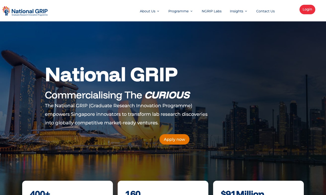 National GRIP website, September 2026
