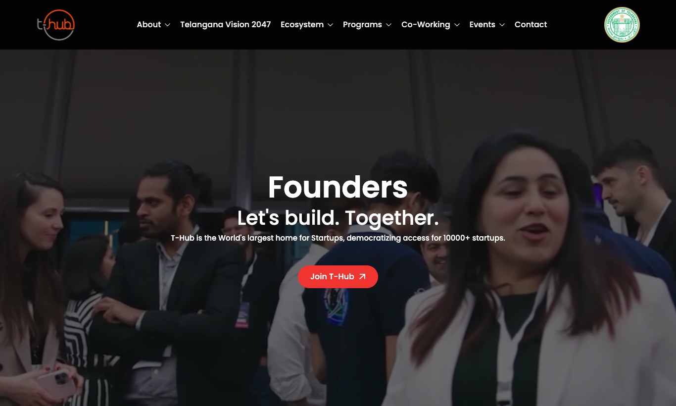 T-Hub website, September 2026