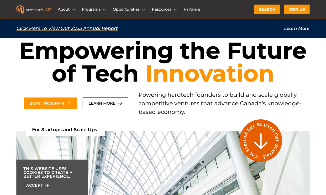 ventureLAB website, September 2026