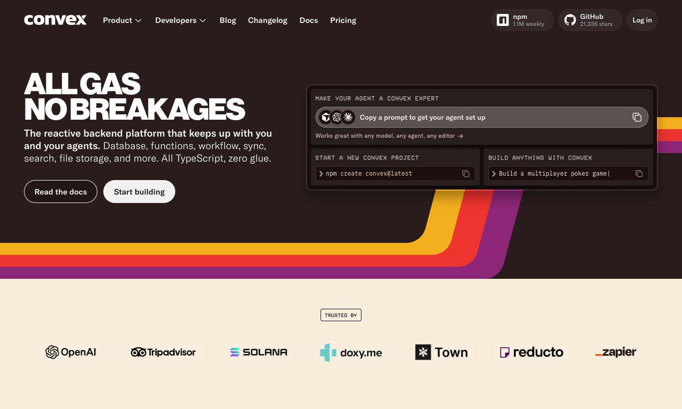 Convex website, September 2026