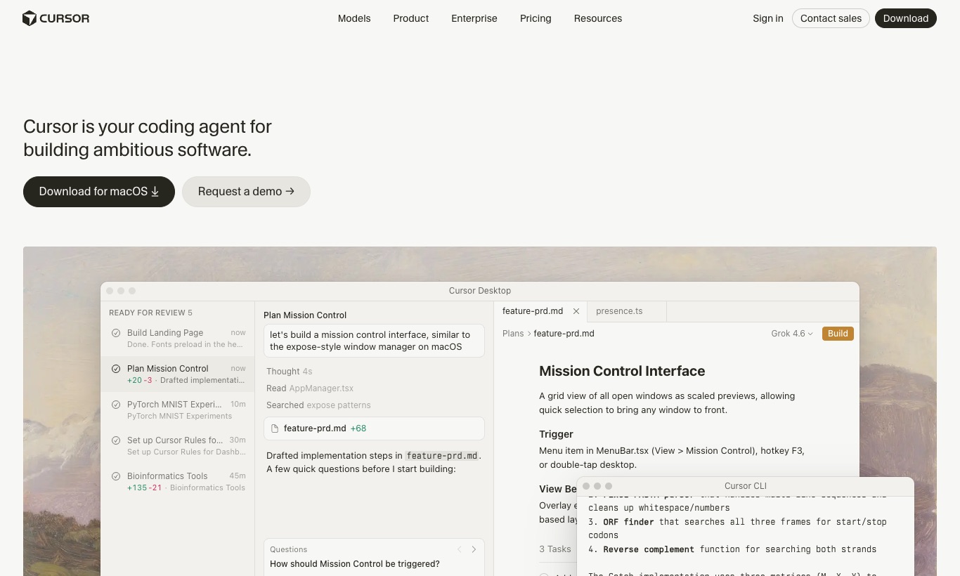 Cursor website, September 2026