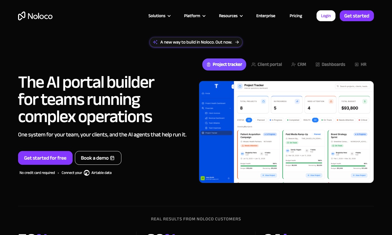 Noloco website, September 2026