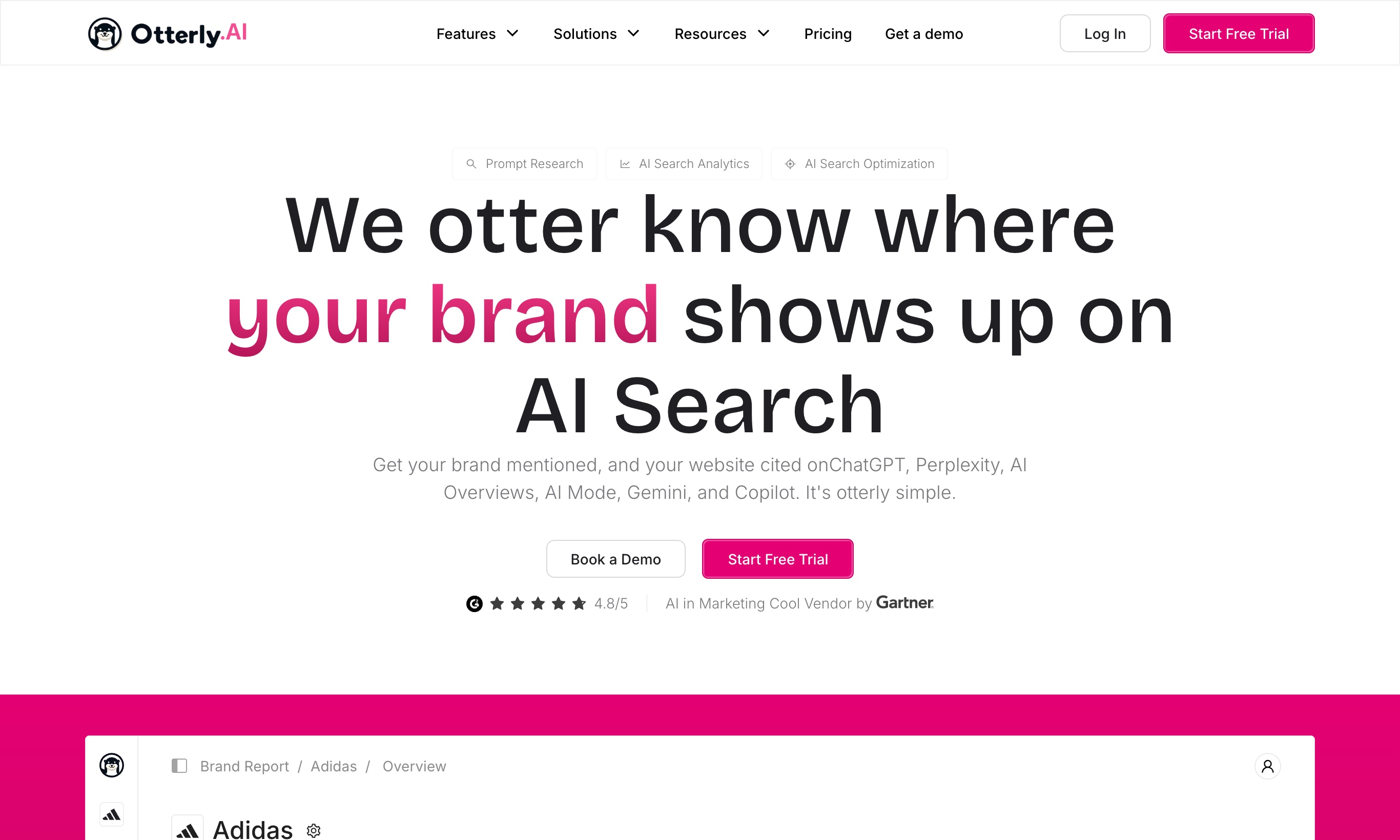 Otterly.AI homepage