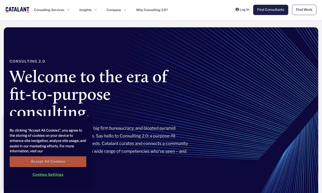 Catalant homepage