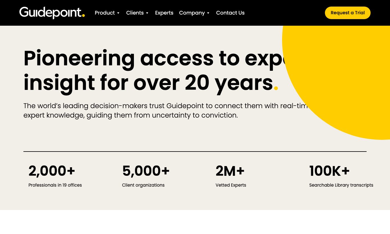 Guidepoint homepage