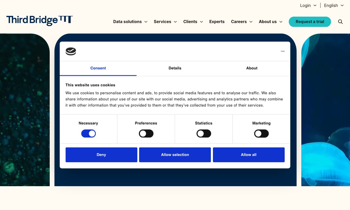 Third Bridge homepage