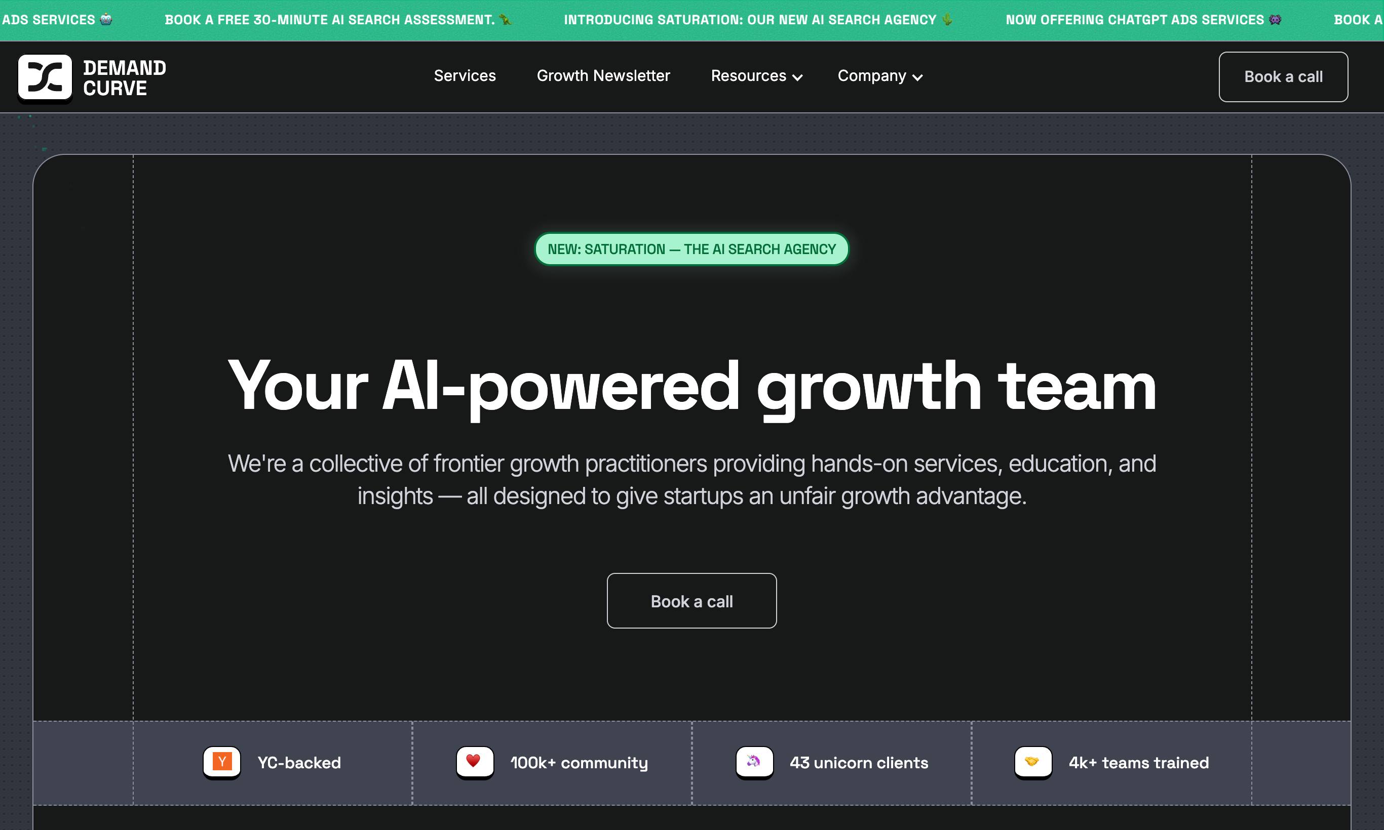 Demand Curve homepage