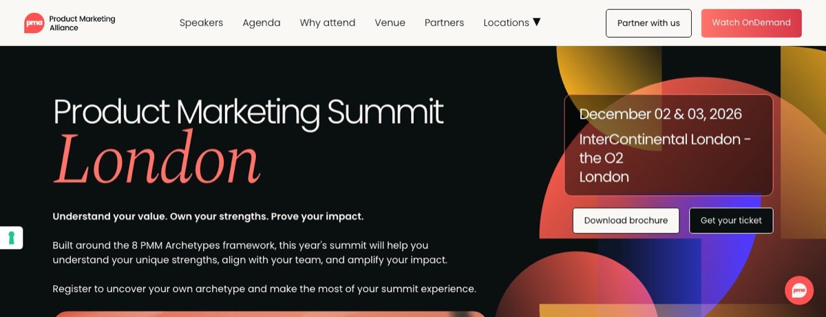 Product Marketing Summit