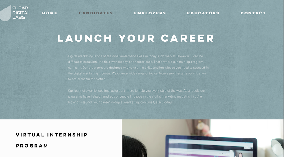 Clear Digital Labs apprenticeship program