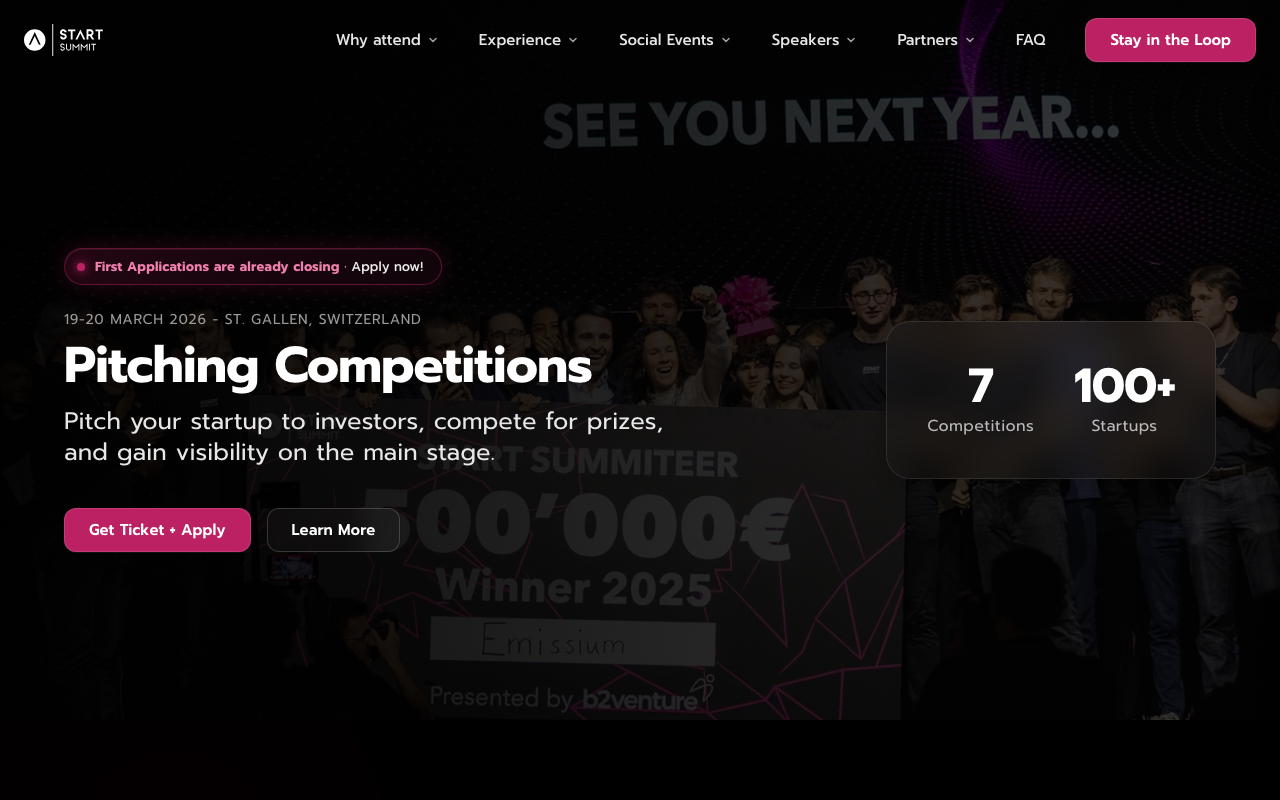 START Summit / START Hack website