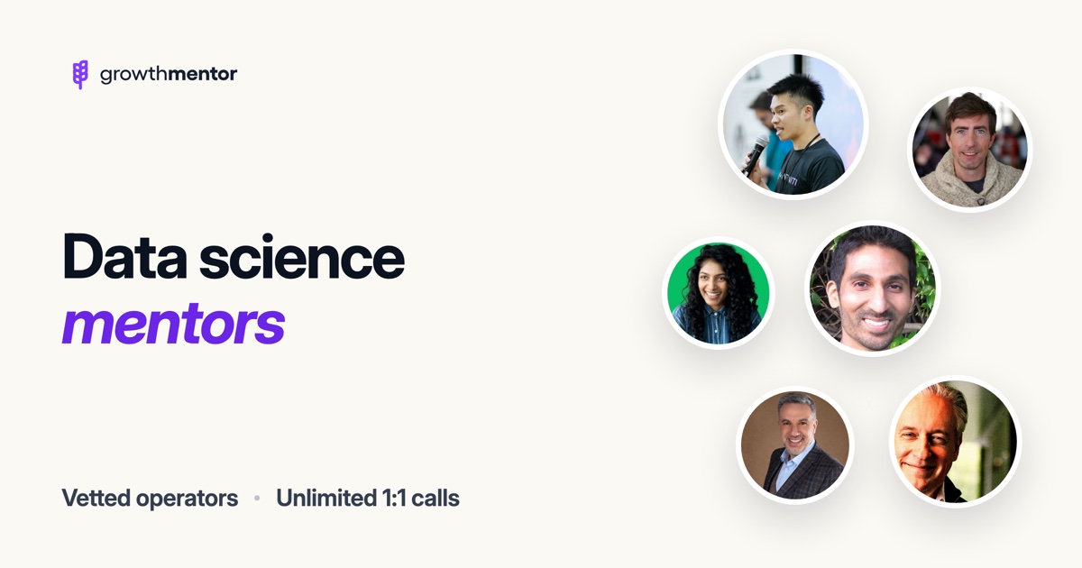 Data Science Mentors · 1:1 Help Turning Data Skill Into a Business ...