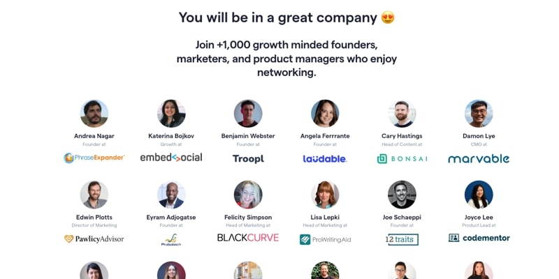 GrowthMentor Slack community