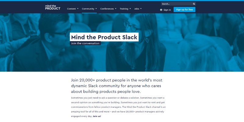 Mind the Product Slack community
