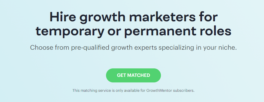 Hire a Growth Marketer