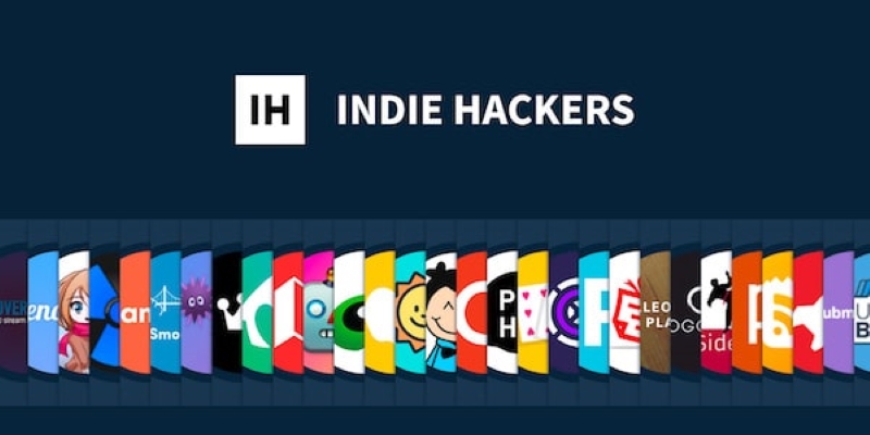 An overview of Indie Hackers Startup Community's main page