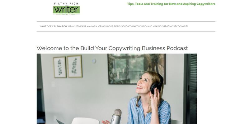 An overview of the Build Your Copywriting Business Podcast