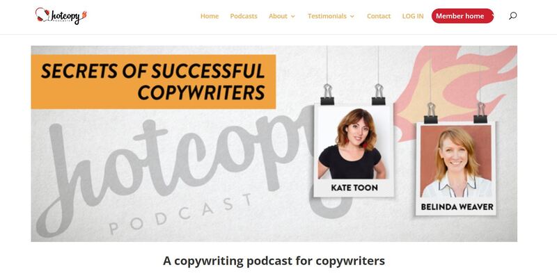 An overview of the Hot Copy Copywriting podcast
