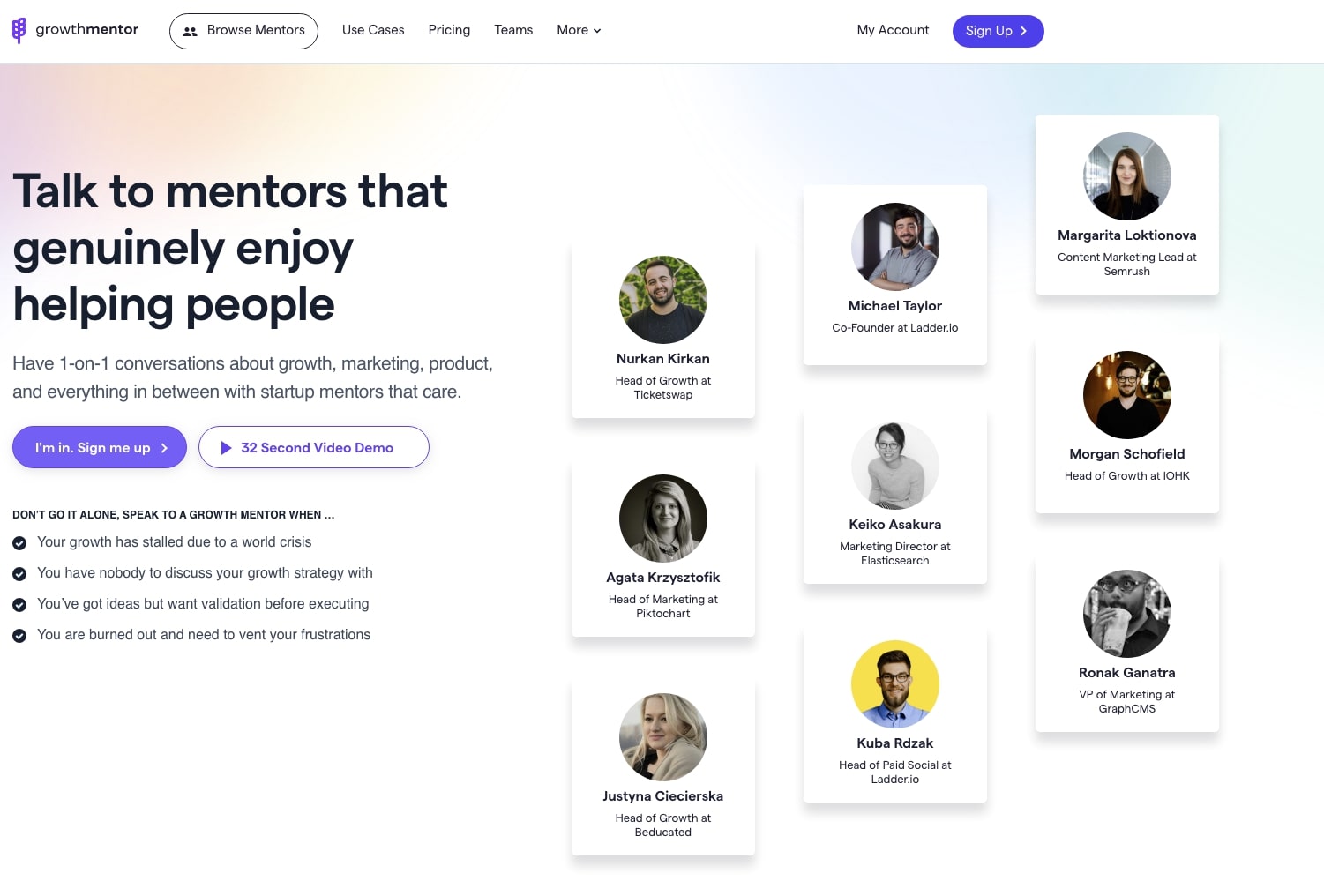 growthmentor homepage