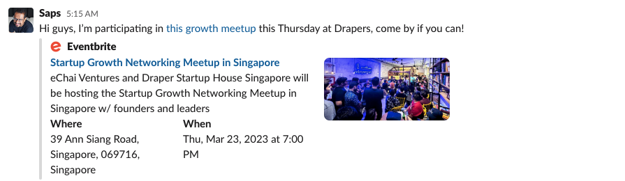 Singapore event