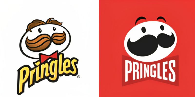 Pringles’ logo rebranding example