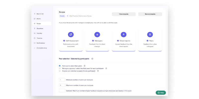 feedback software example