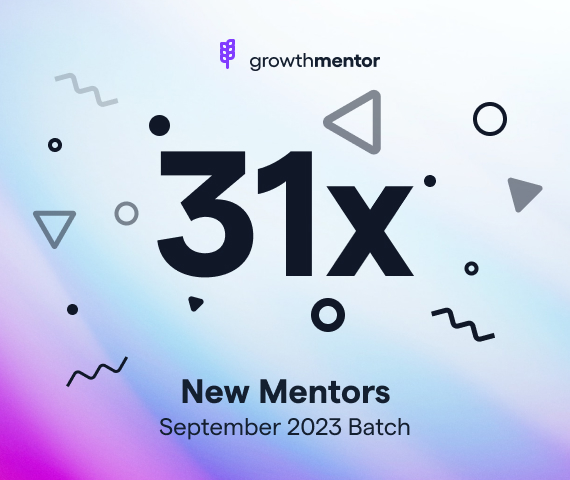 GrowthMentor new mentor batch September 2023
