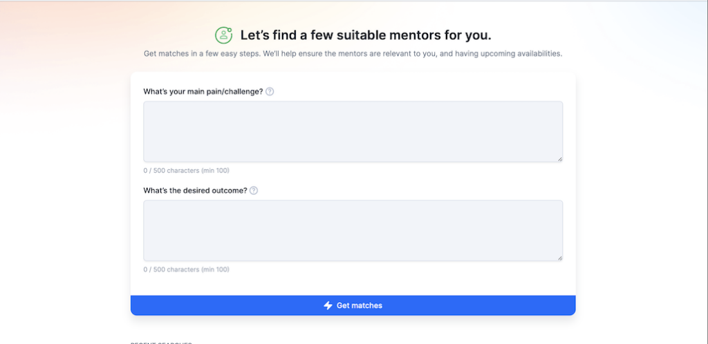 AI Mentor Matching GrowthMentor