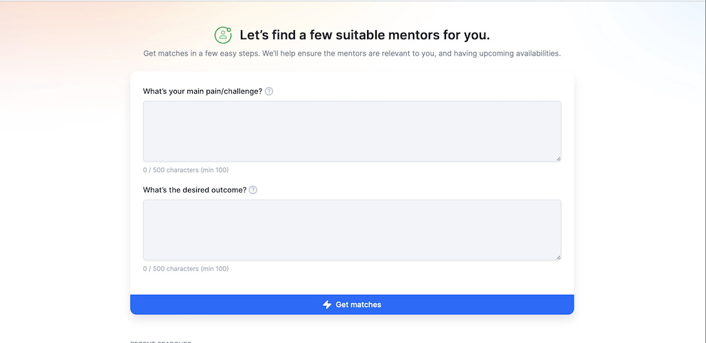 AI Mentor Matching GrowthMentor