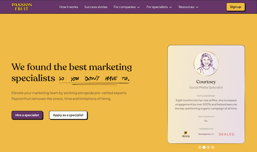 PassionFruit Homepage