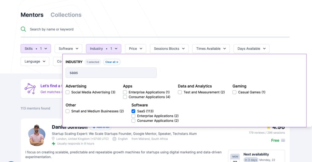 SaaS Marketers Filter 