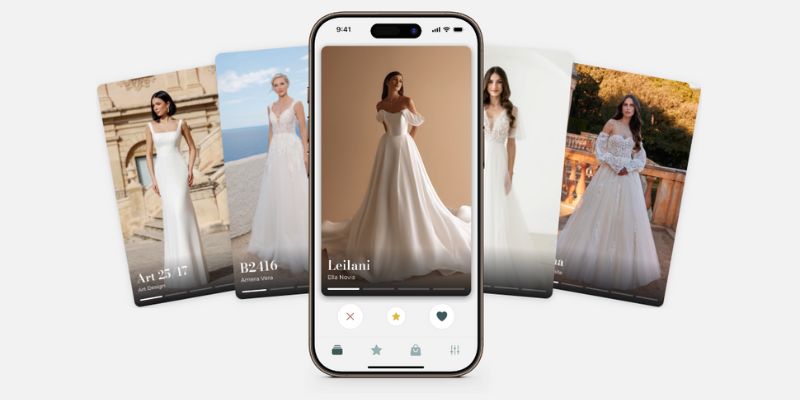 Bridify mobile app swipe screen