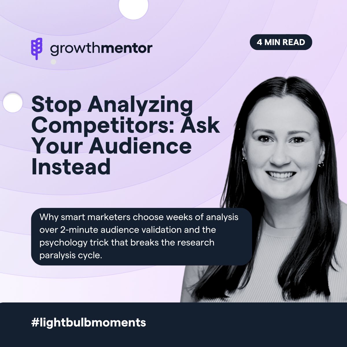 samantha tanner content strategy audience research lightbulb moments